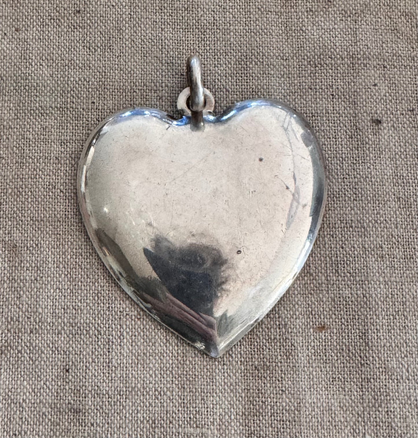 Massive Heavy Simple Sterling Silver Heart