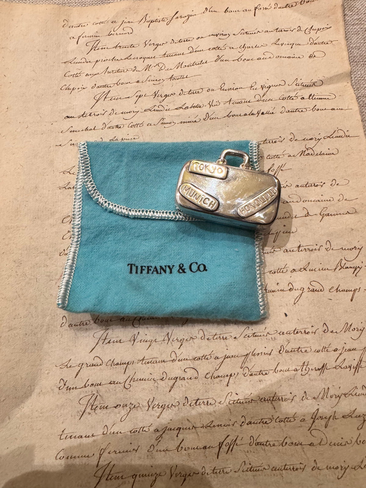 Fantastic Tiffany Suitcase Box