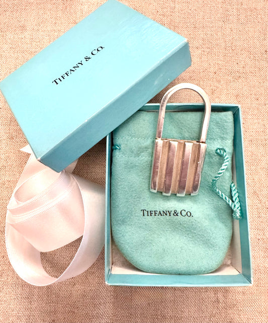Vintage Tiffany Sterling Padlock dated 1995