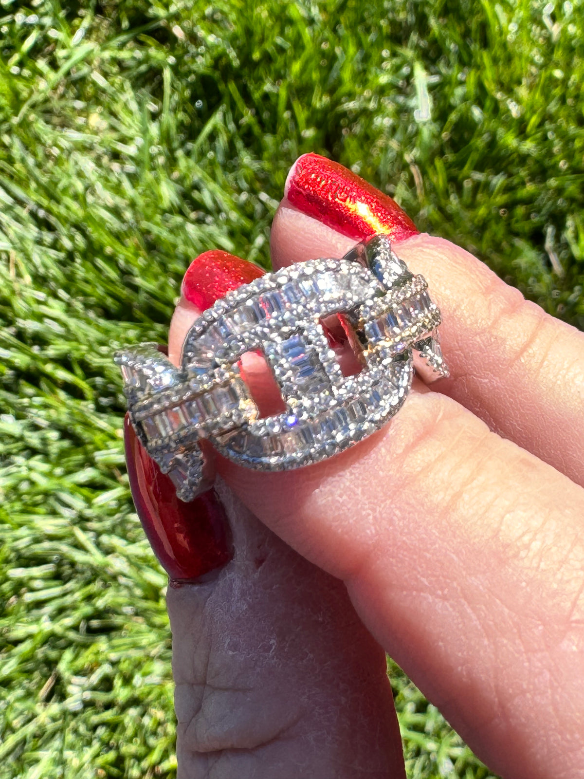 Spectacular Diamond Gucci Style Ring