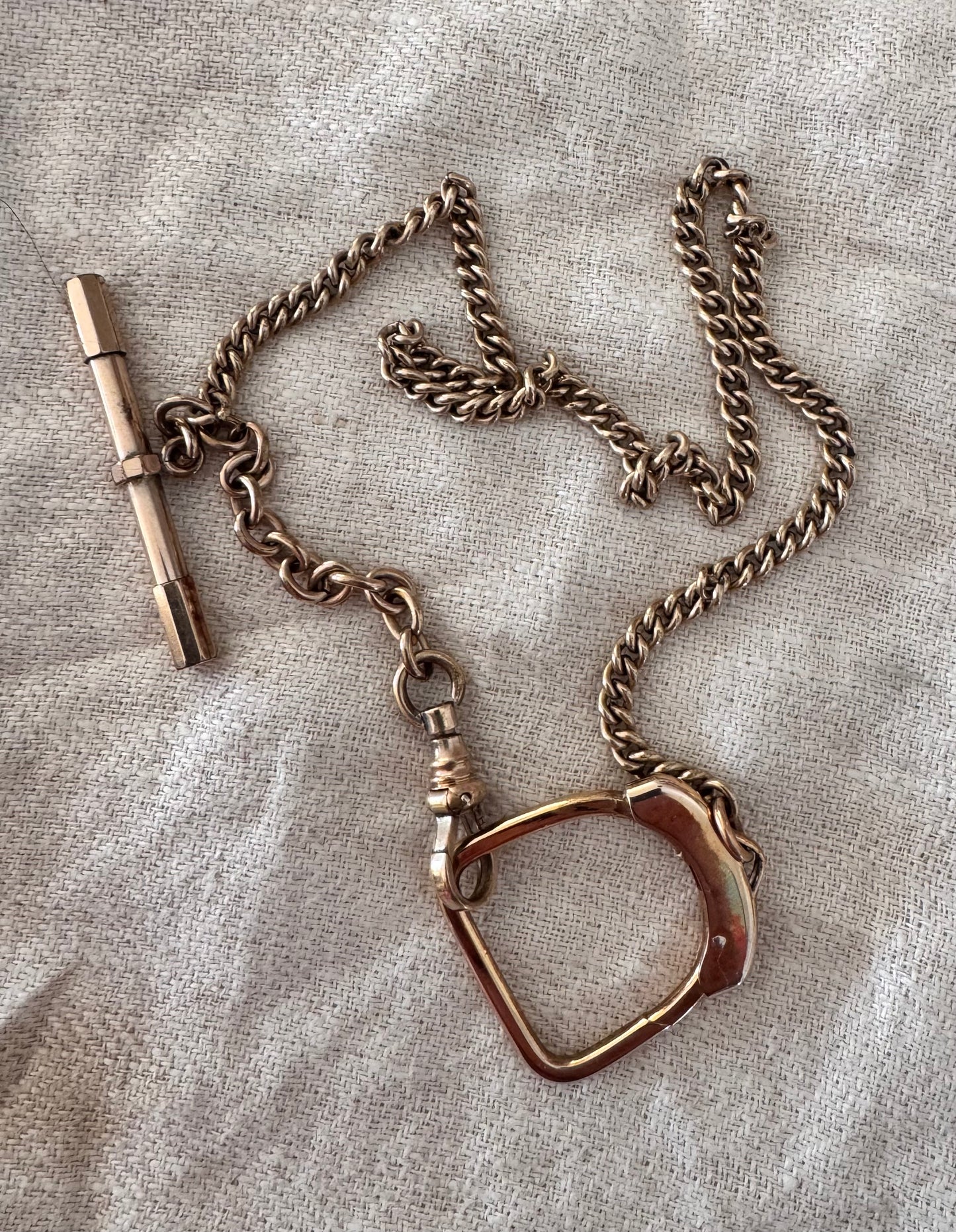 Gold Filled Vintage Watch with Large Clip