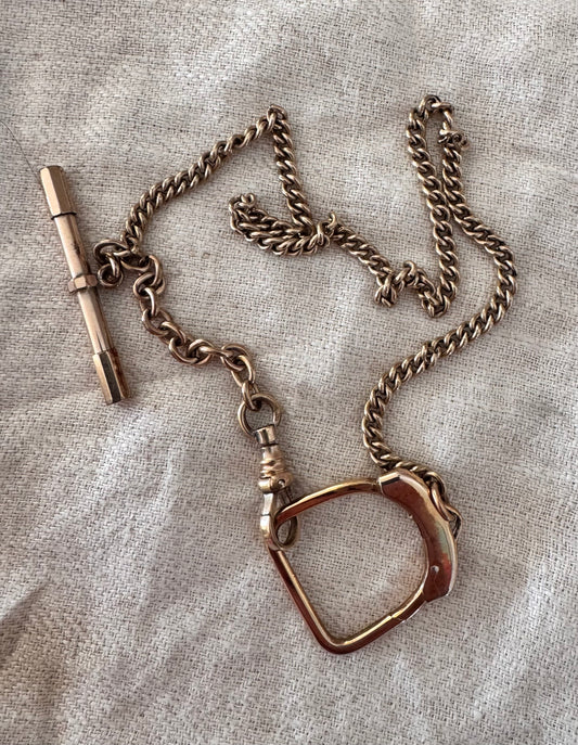 Gold Filled Vintage Watch with Large Clip