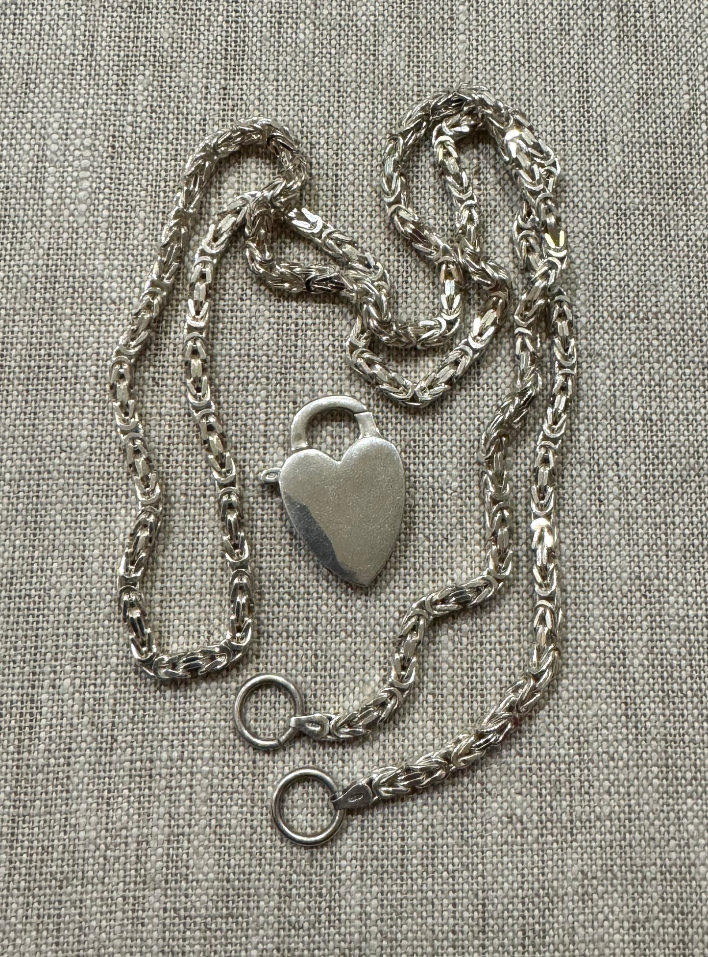 Beautiful Heavy Norwegian Hand Made Byzantine Chain