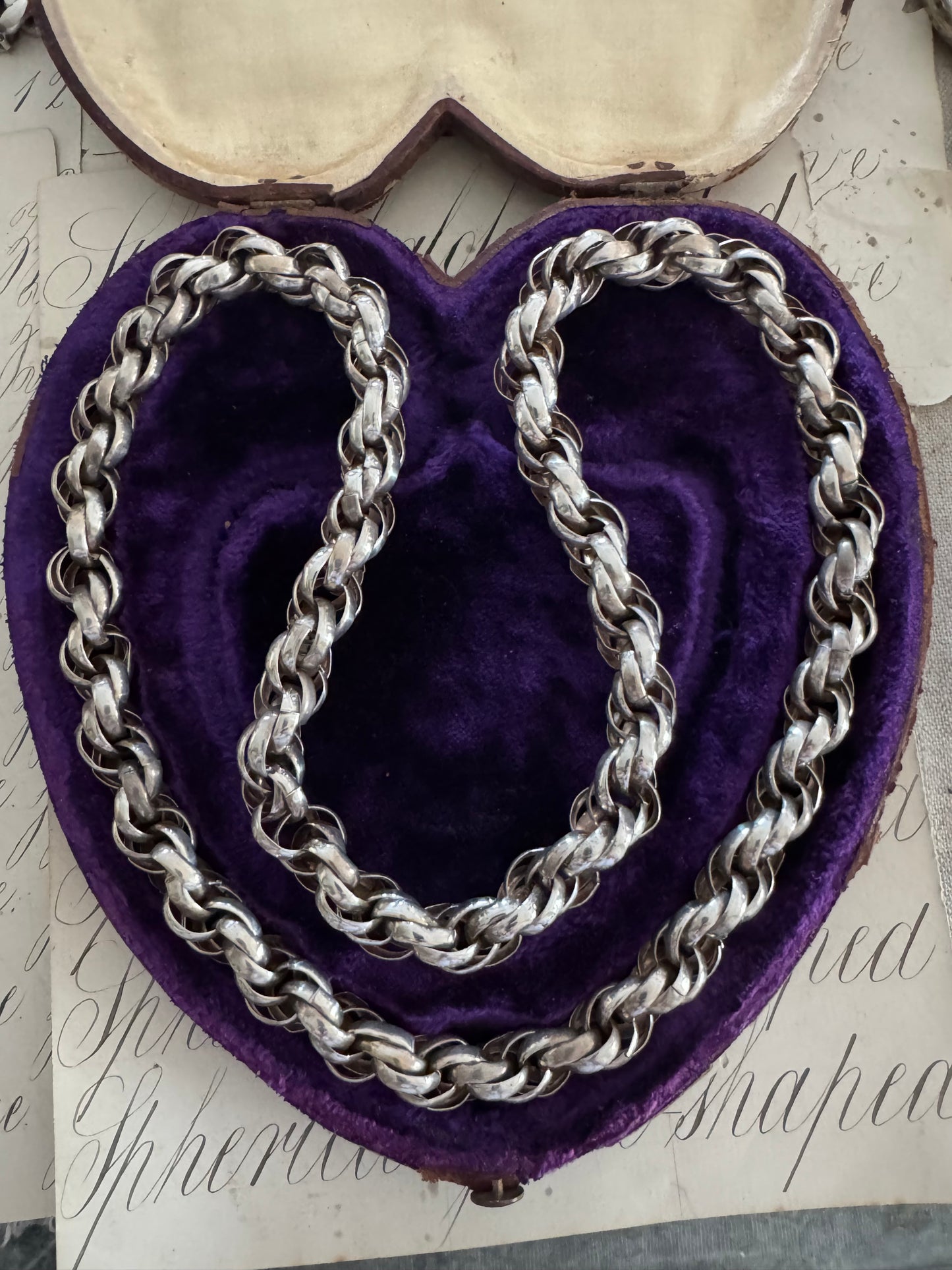 Incredible Hand Made Russian Rope Chain Necklace