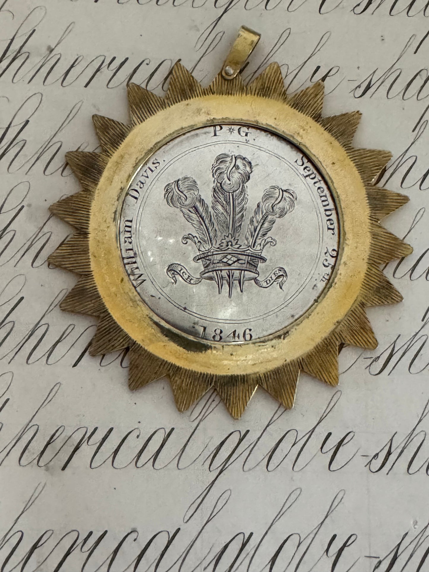 Enormous and Rare Antique Silver Goodfellows Medallion