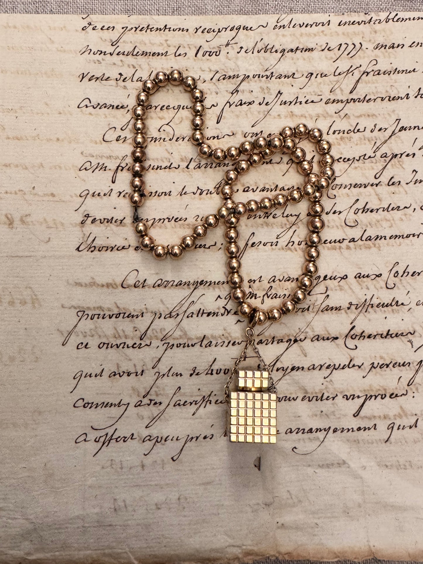 vintage 14 karat gold perfume bottle charm