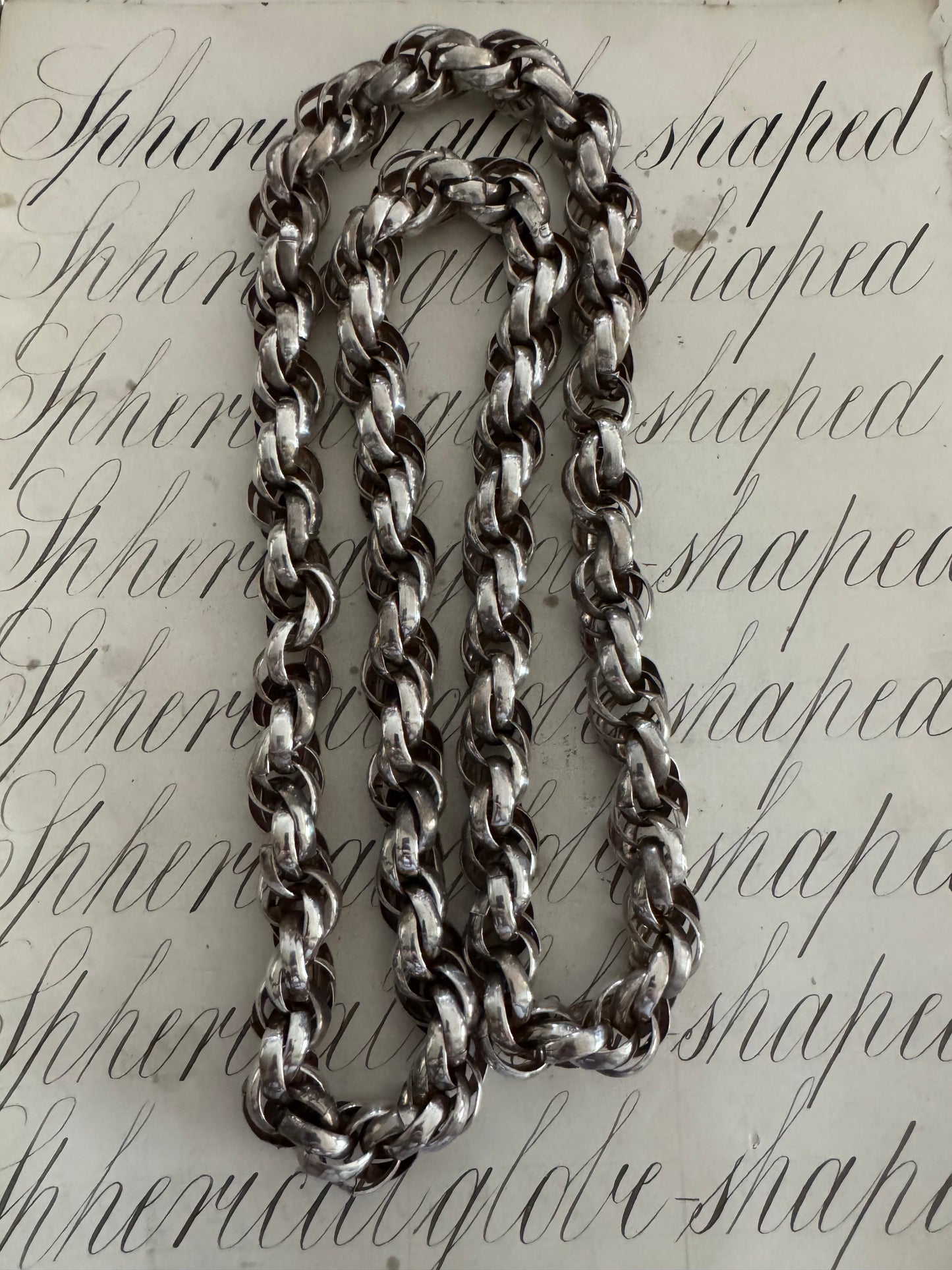 Incredible Hand Made Russian Rope Chain Necklace