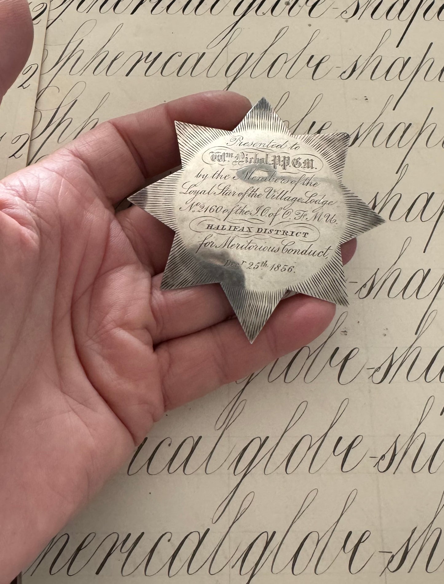 Incredible Huge Masonic Star Award