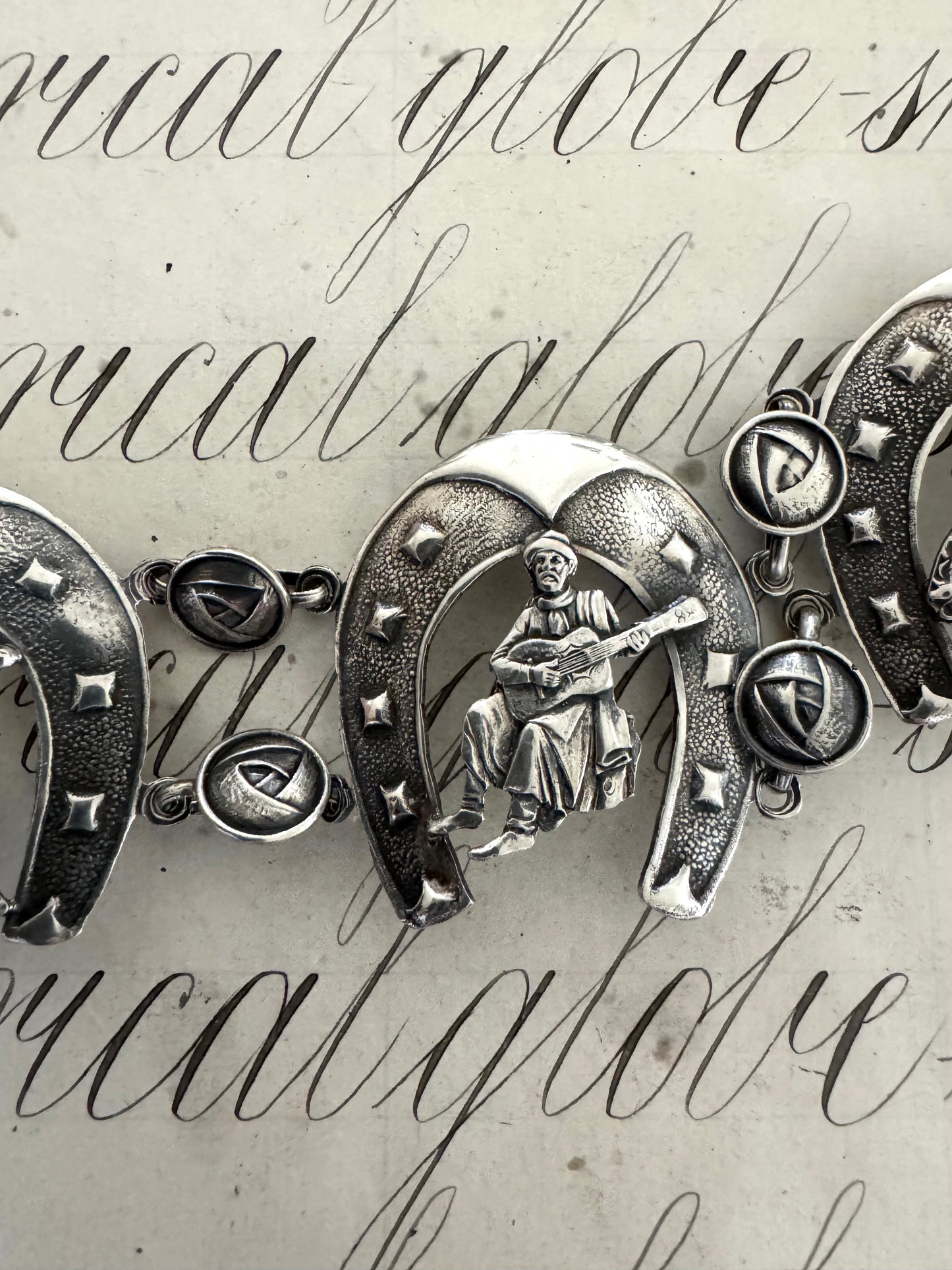 Amazing Argentine Horseshoe Equestrian Bracelet