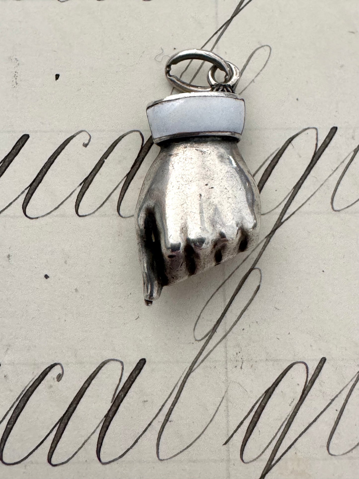 Incredibly Rare German Opening Hand “My Secret” Pendant