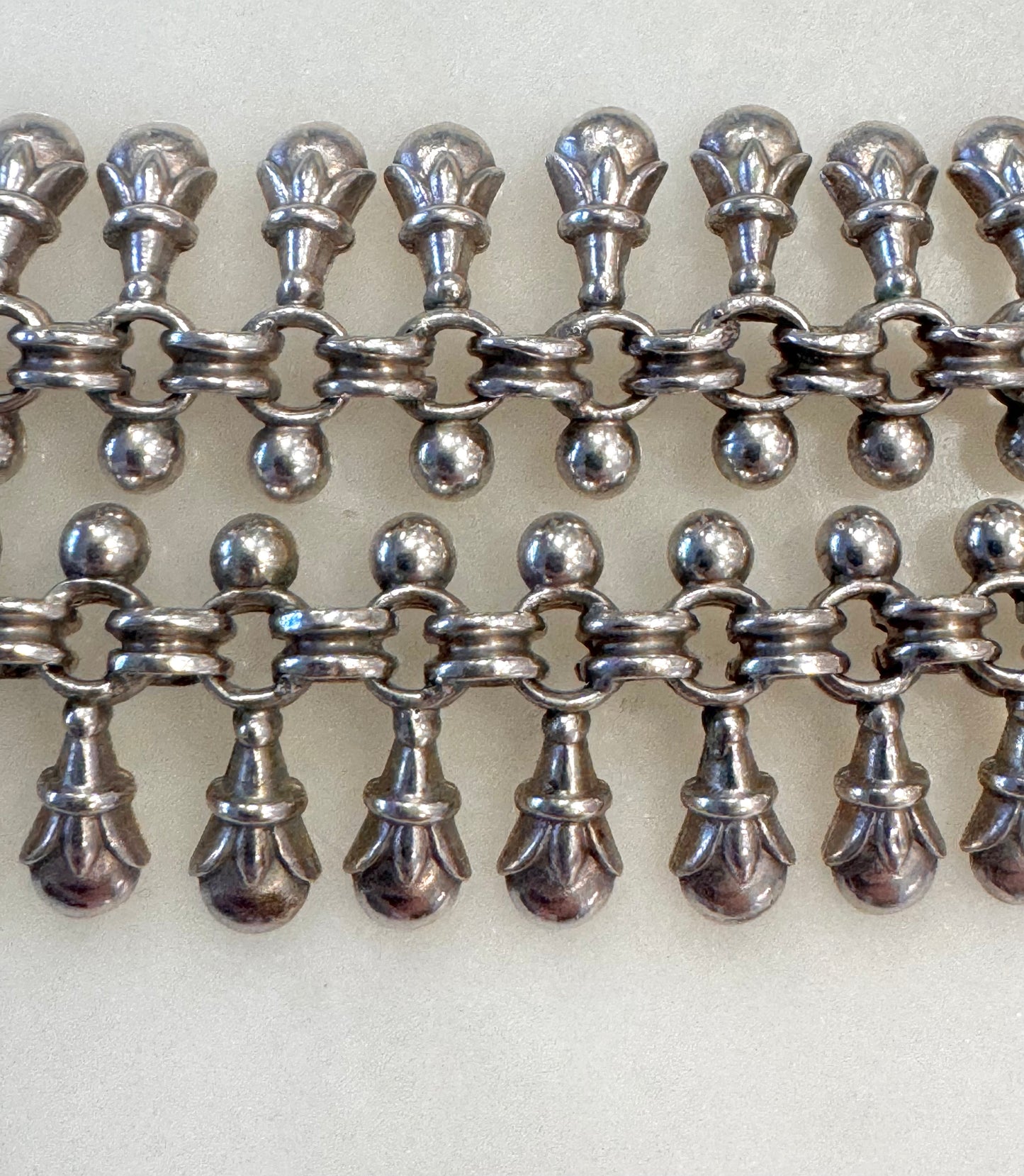 Exquisite Rare and Perfect English Victorian Sterling Bookchain