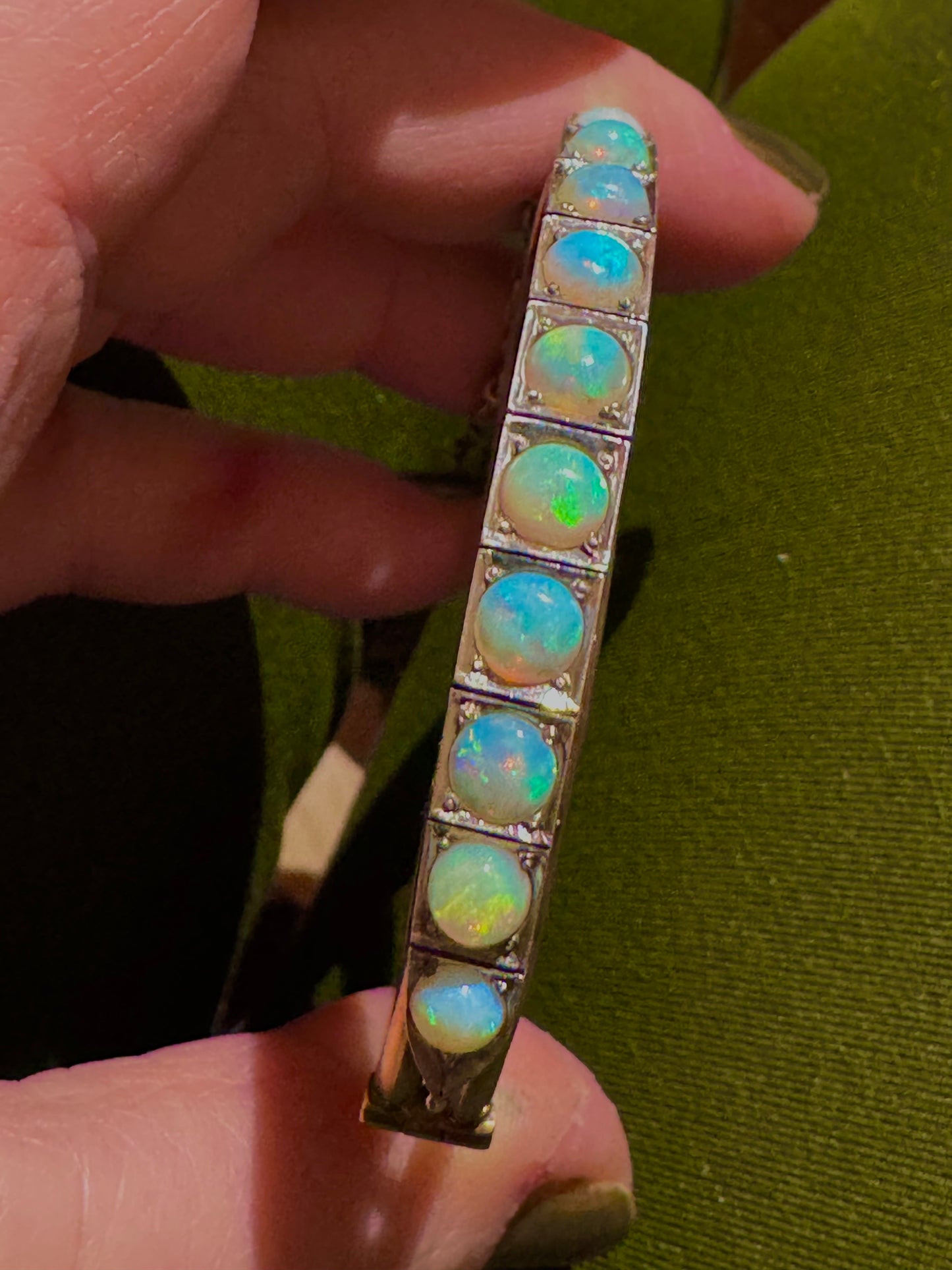 Lovely Bracelet with Round Opals