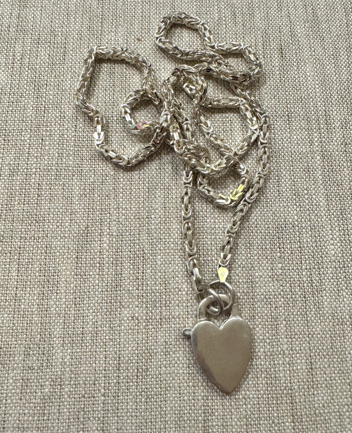Beautiful Heavy Norwegian Hand Made Byzantine Chain