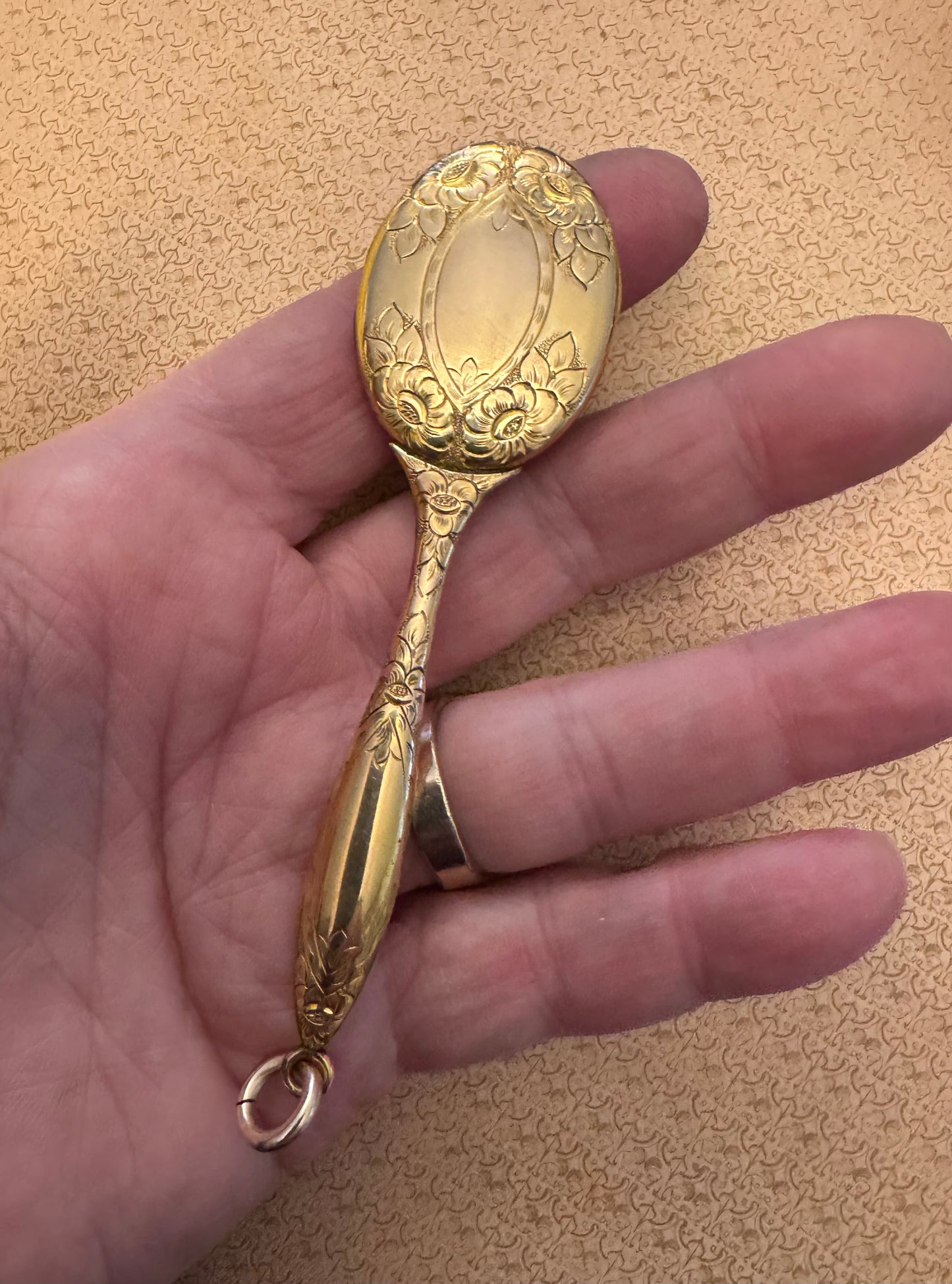 Gold Filled Flirting Mirror