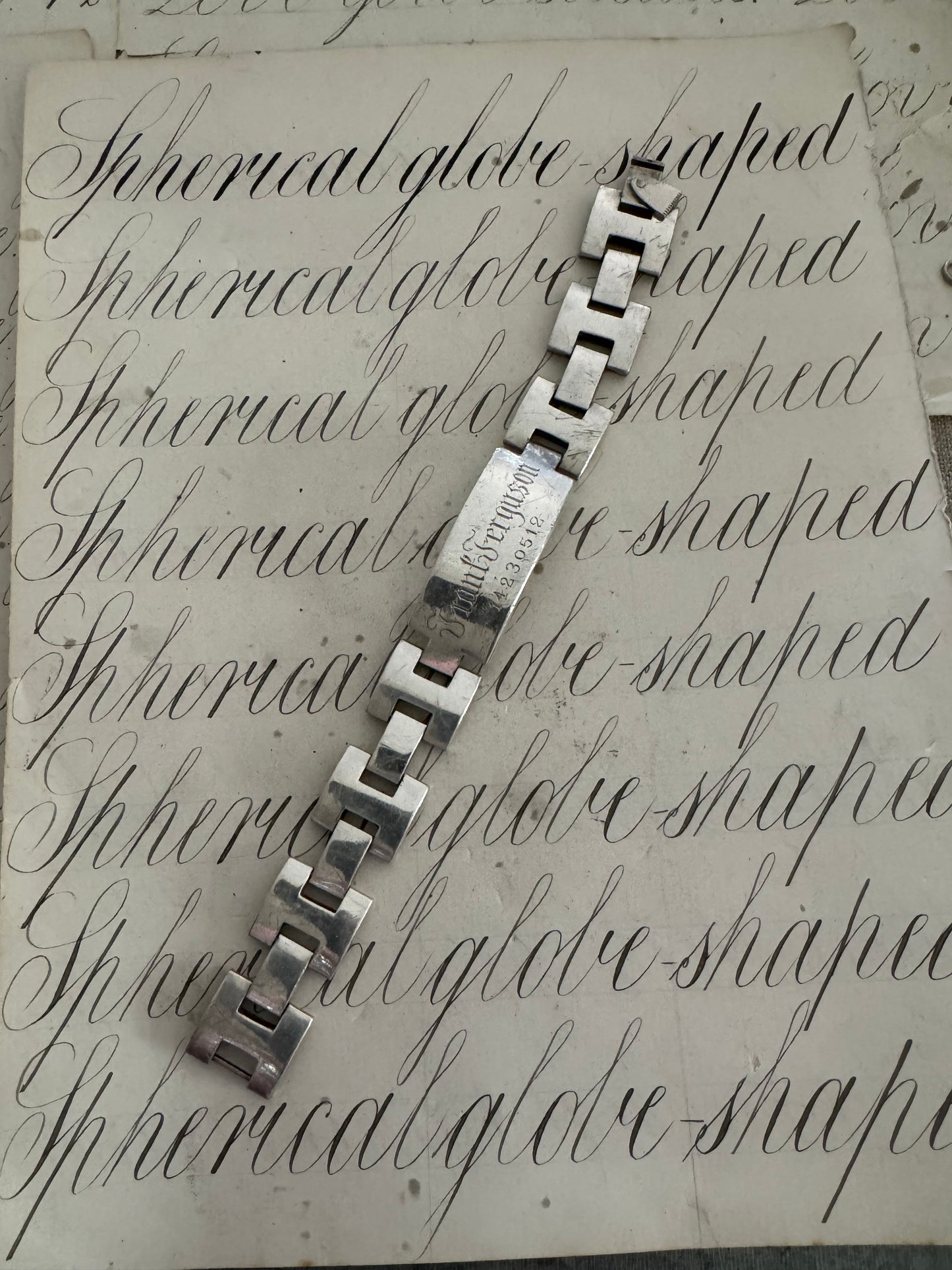 Amazing Hand Made Chunky ID Bracelet