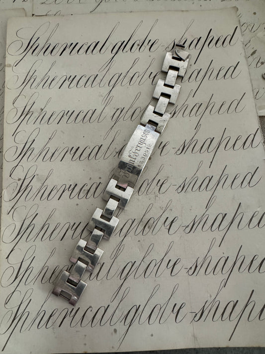 Amazing Hand Made Chunky ID Bracelet