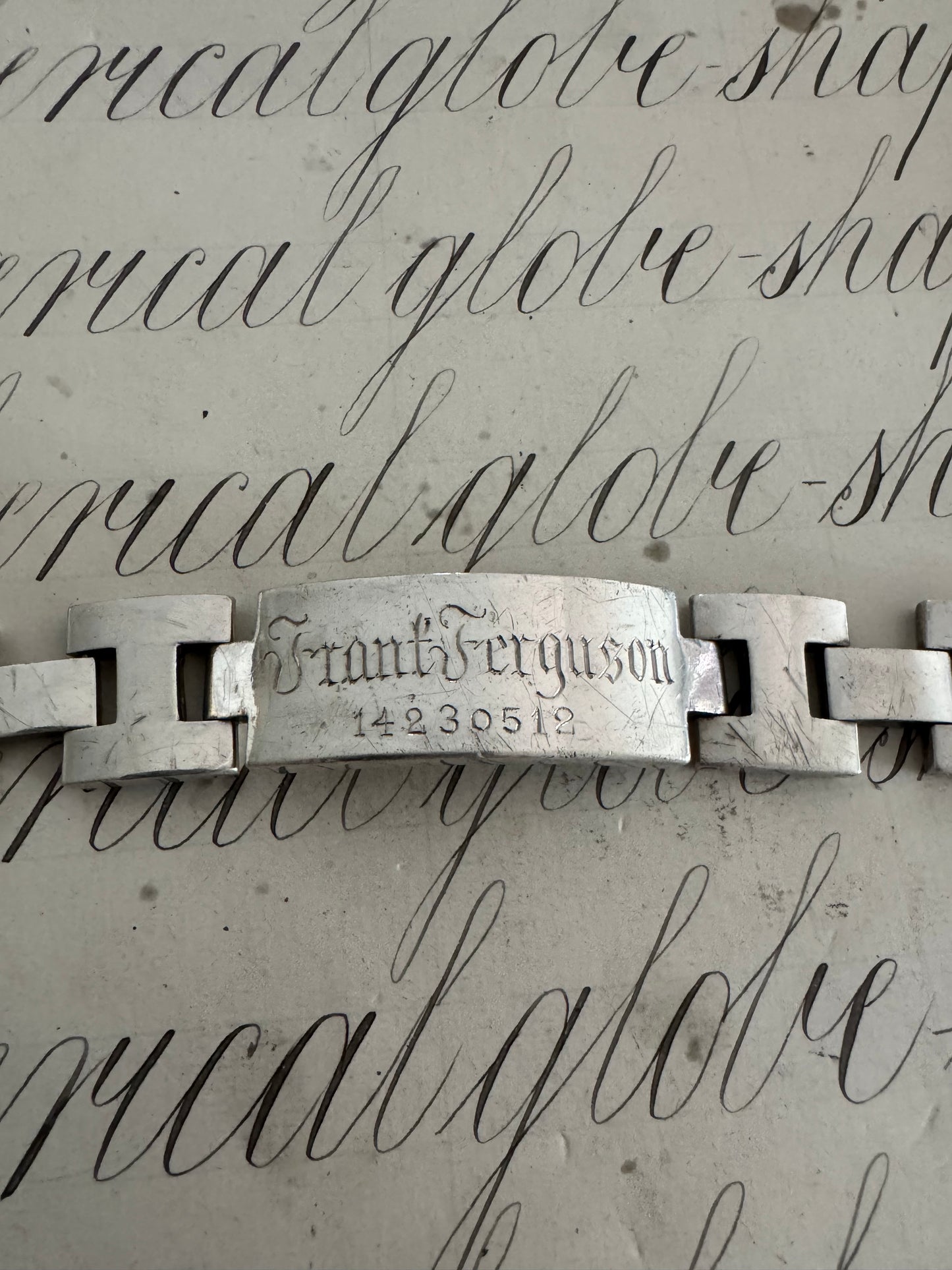 Amazing Hand Made Chunky ID Bracelet