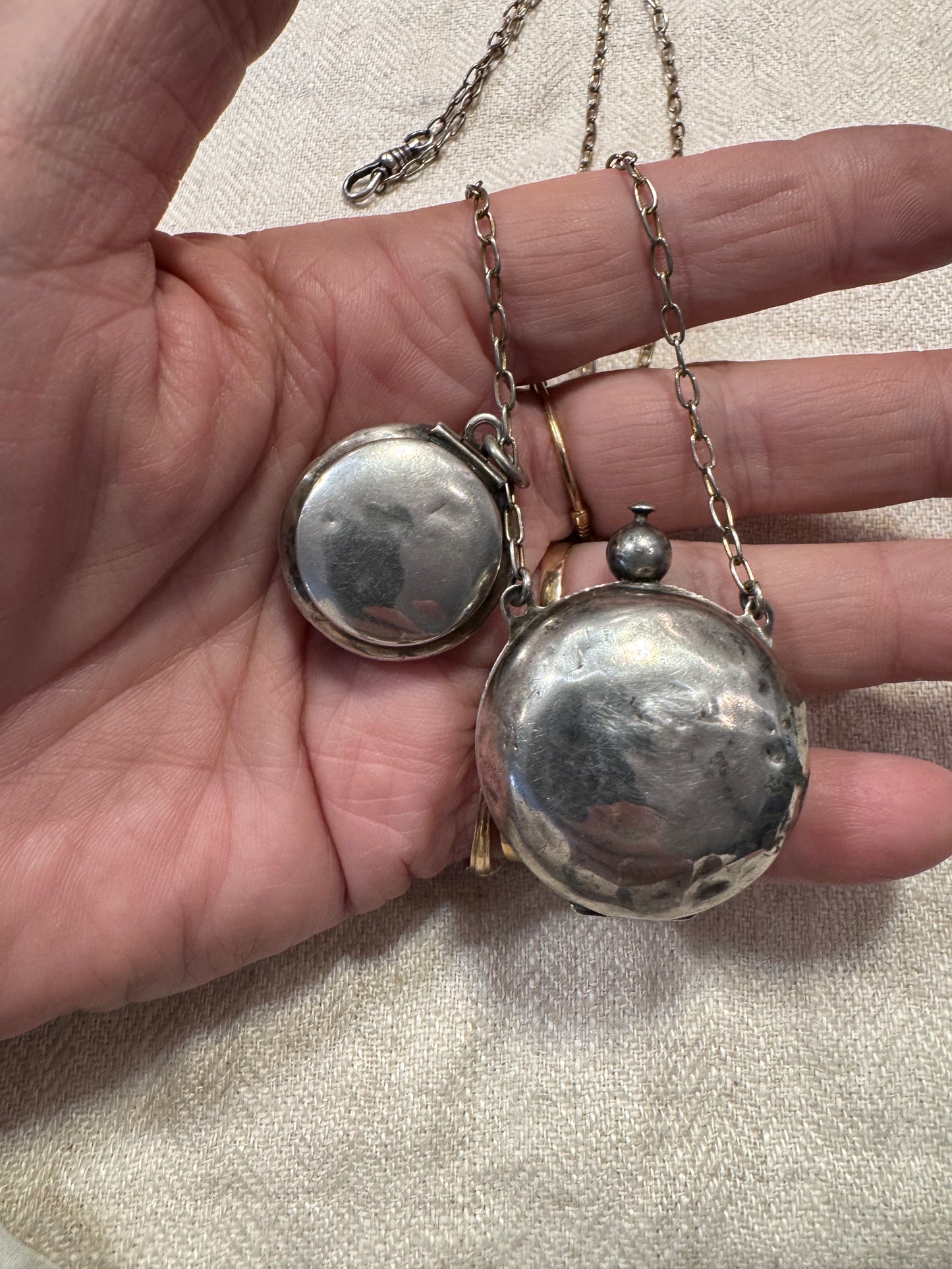 Pair of Norwegian Silver Boxes